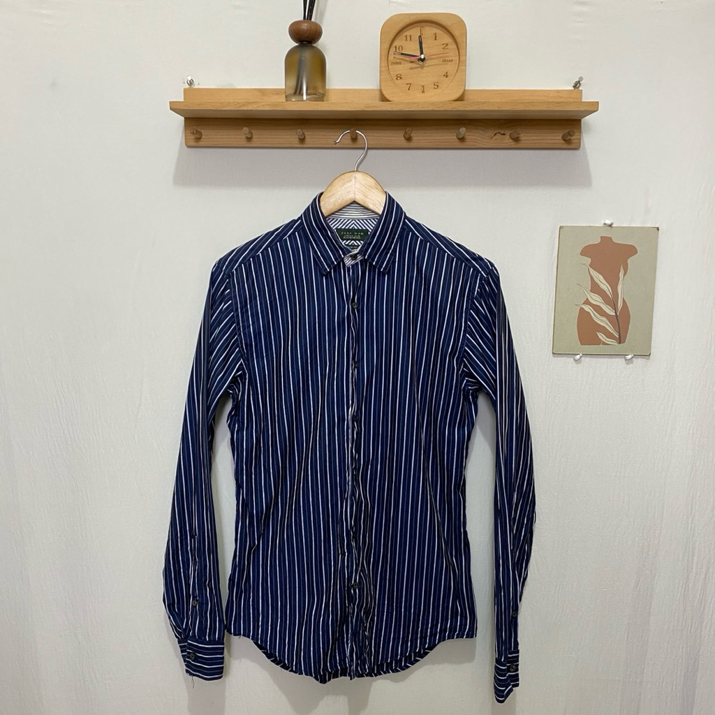 kemeja panjang pria ZARA MAN original size S kondisi bagus