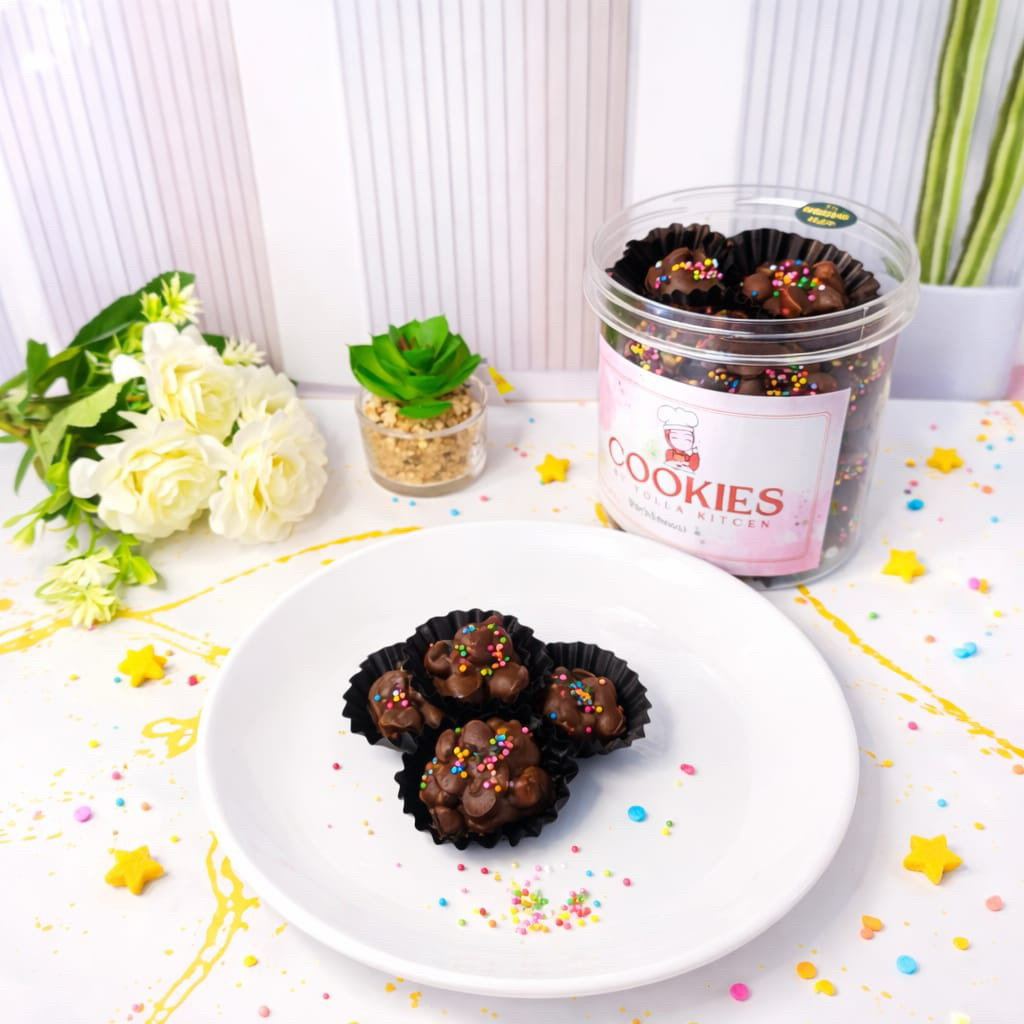 coklat kacang-kue lebaran