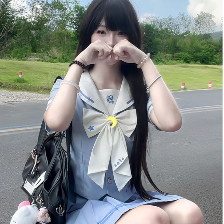 Purin seifuku baju seragam sekolah murah jepang cosplay 016