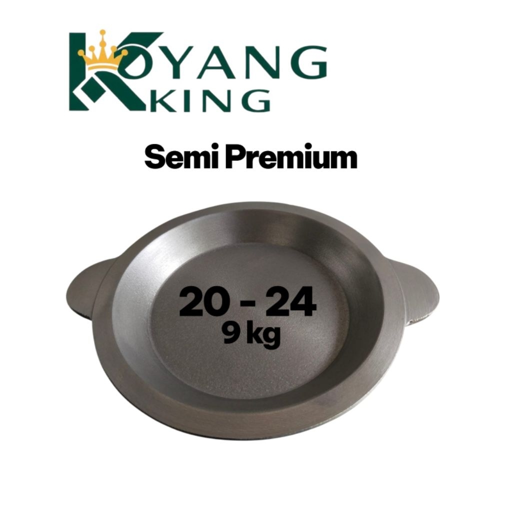 Loyang Martabak Manis Semi Premium 20-24 baja murni Free tutup