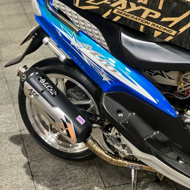 Knalpot Standar Racing Kondoman Mio AYP GENERATION RACING Pnp Mio Sporty Mio Soul karbu Mio Smile