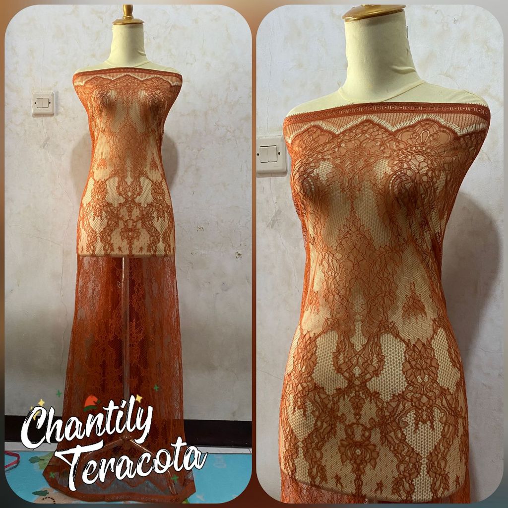 kain brukat chantlily,kebaya medan, kebaya bali