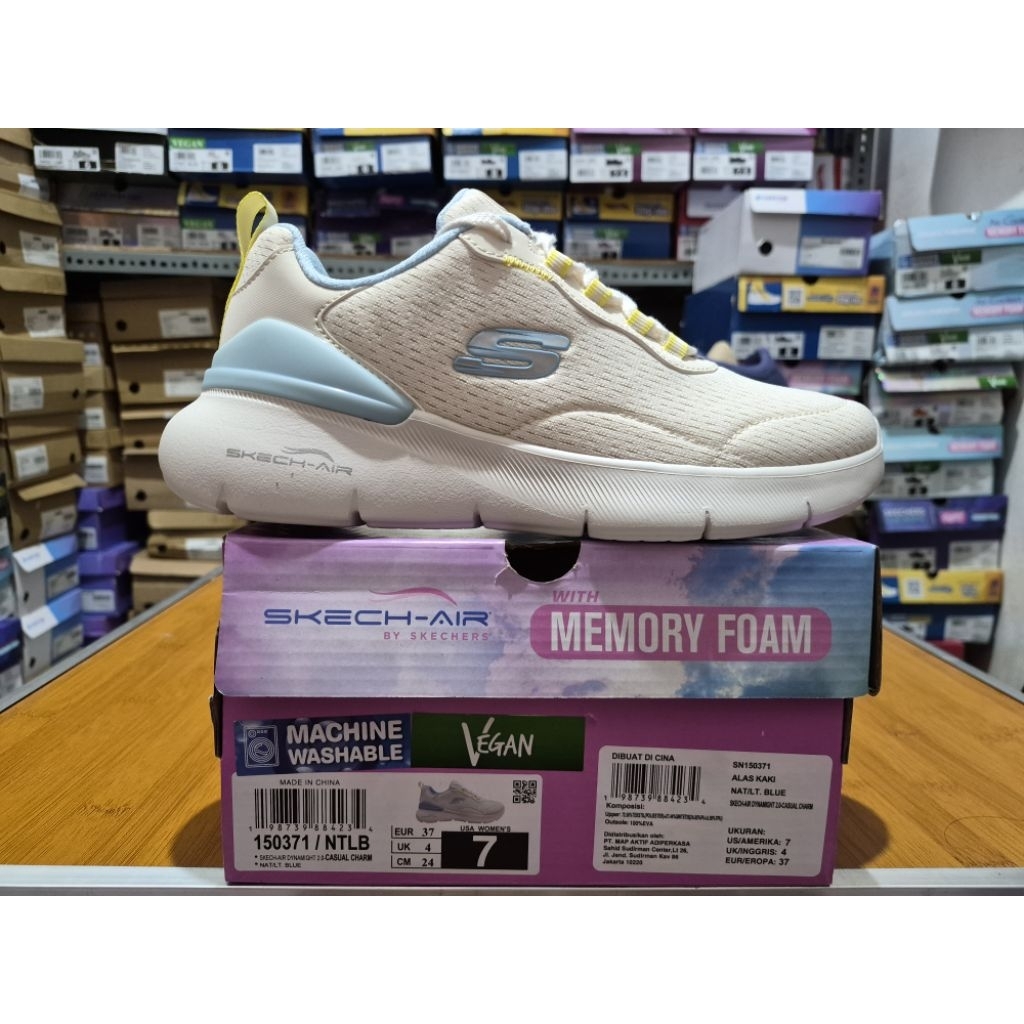 New Limitied Skechers Skech Air Dynamight 2.0 Casual Charm Sneakers Shoes Womens 150371/NTLB Origina