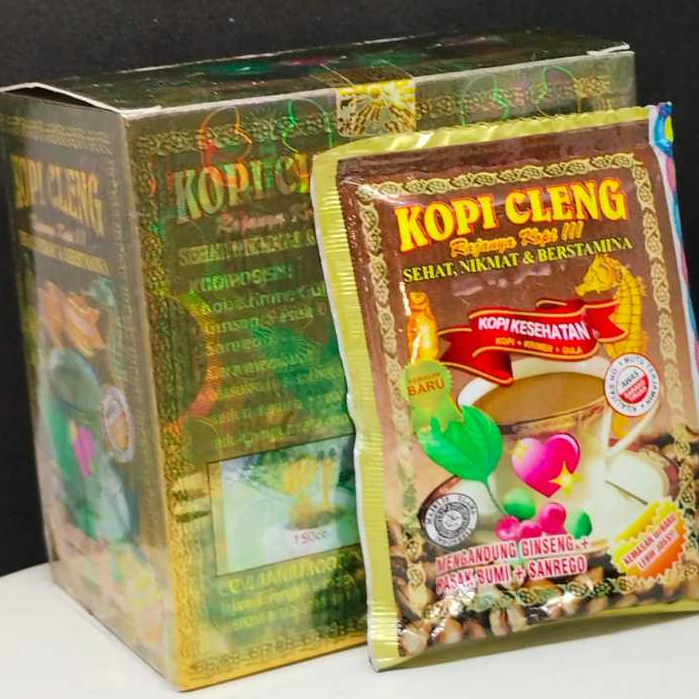 10 Sachet Kopi Cleng Original - Membantu Meningkatkan Stamina