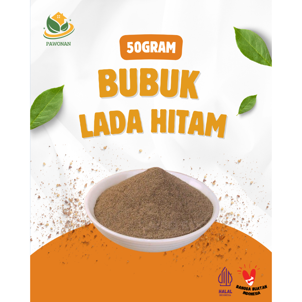 Bubuk Lada Hitam/ Lada Hitam Bubuk 50Gram