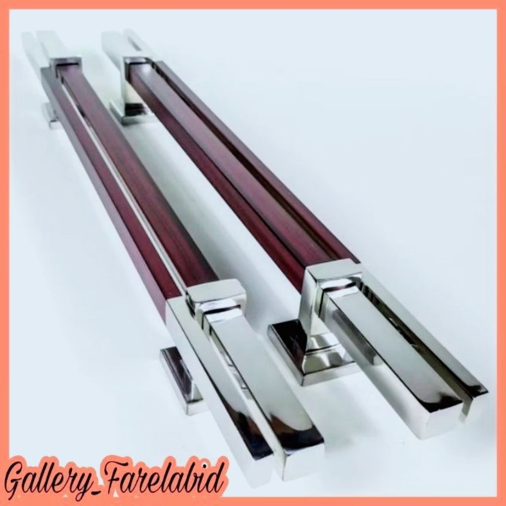 1 Meter Handle Pintu Rumah Stainless Steel 100 Cm Gagang Pintu 80 Cm Pegangan Pintu Kupu Tarung Tari