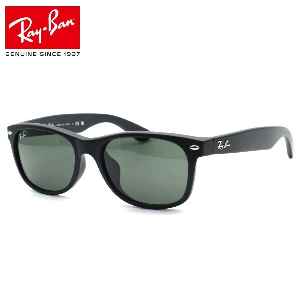 Kacamata RayBan New Wayfarer RB2132 622 Black Doff Original