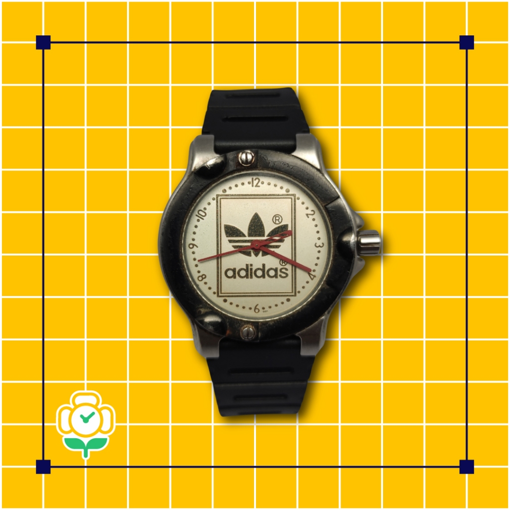 Jam Adidas Vintage 90s, Adidas Vintage Watch, adidas watch Y2K