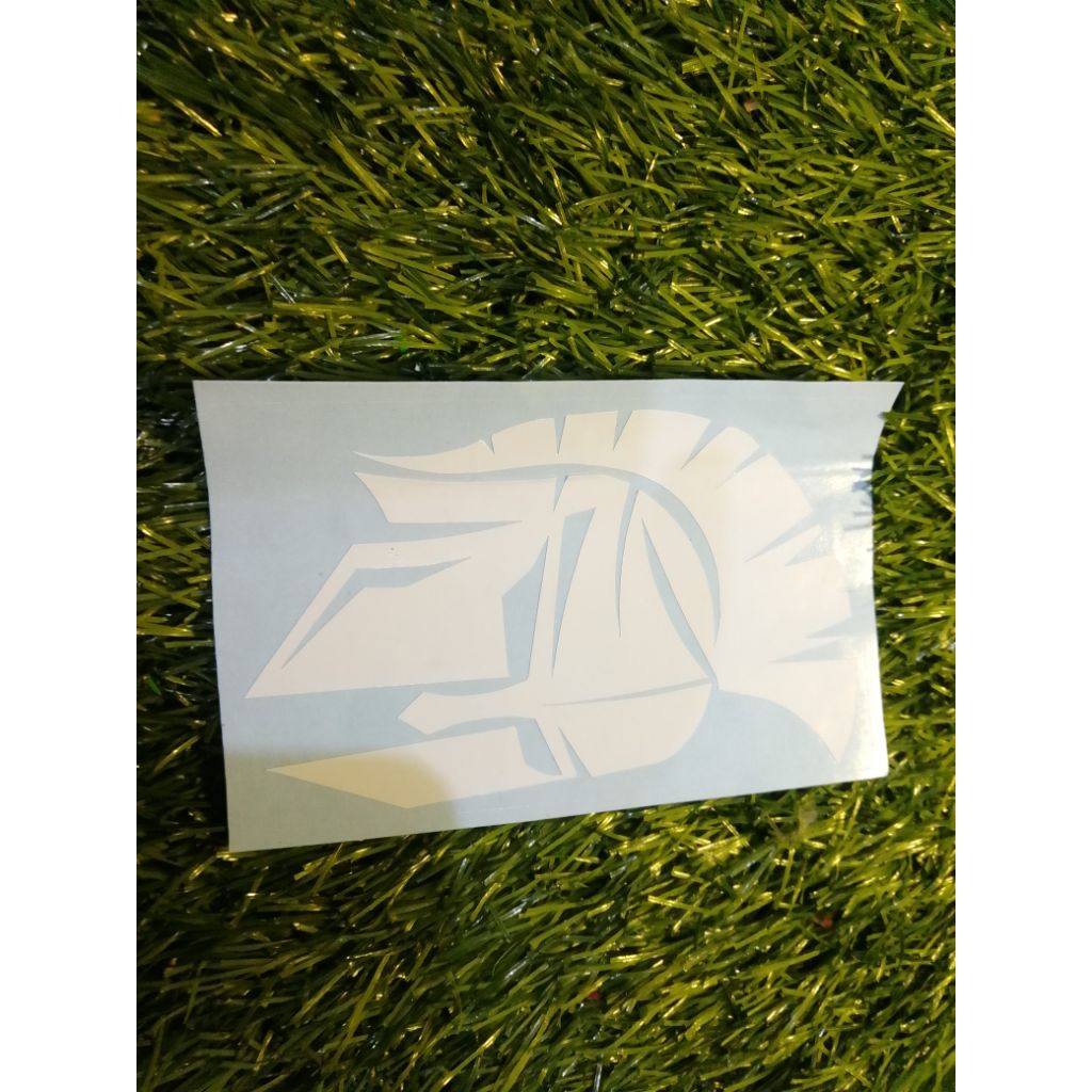 stiker cutting spartan helmet