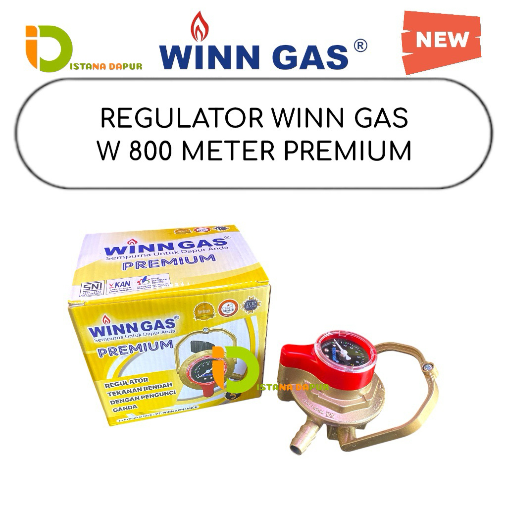REGULATOR KOMPOR GAS WINN GAS TIPE W-800M NUSANTARA GOLD / W800 PRESTIGE