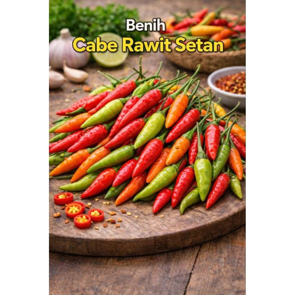 Cabe rawit setan 20 biji benih cabe rawit setan