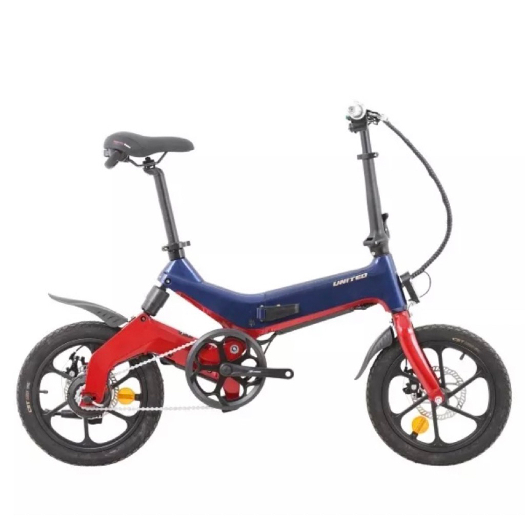 United IO E-Bike Folding / Sepeda Lipat Ukuran 16 Inci