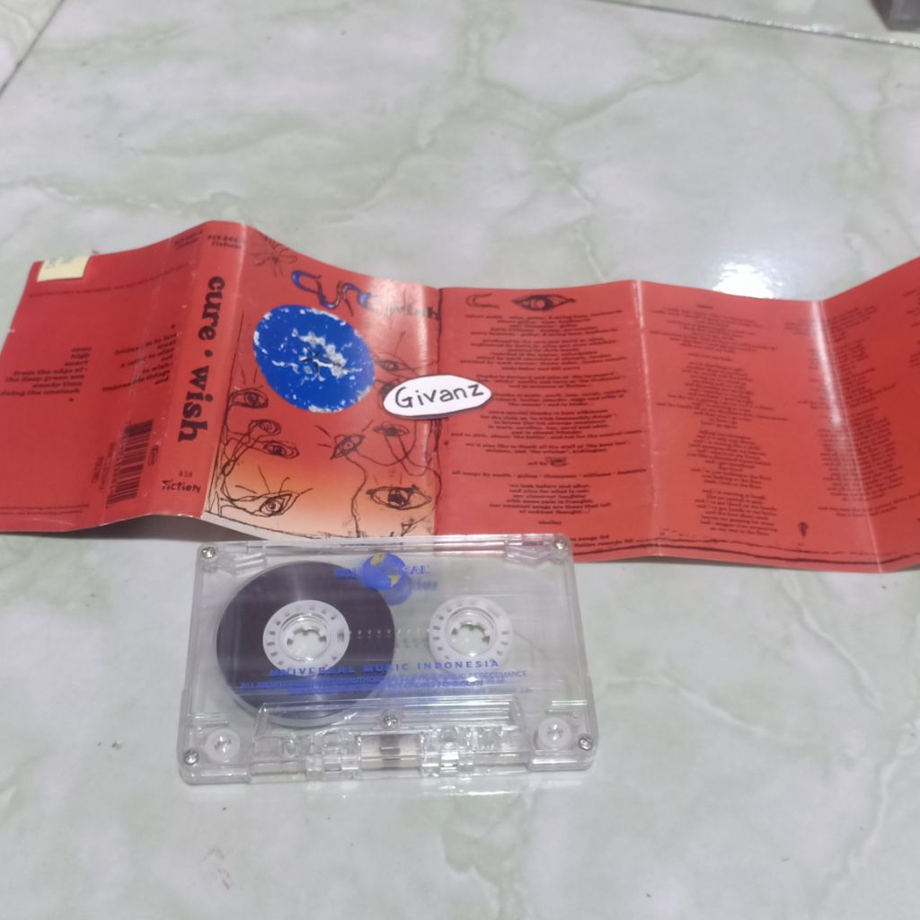 Kaset pita THE CURE - Wish