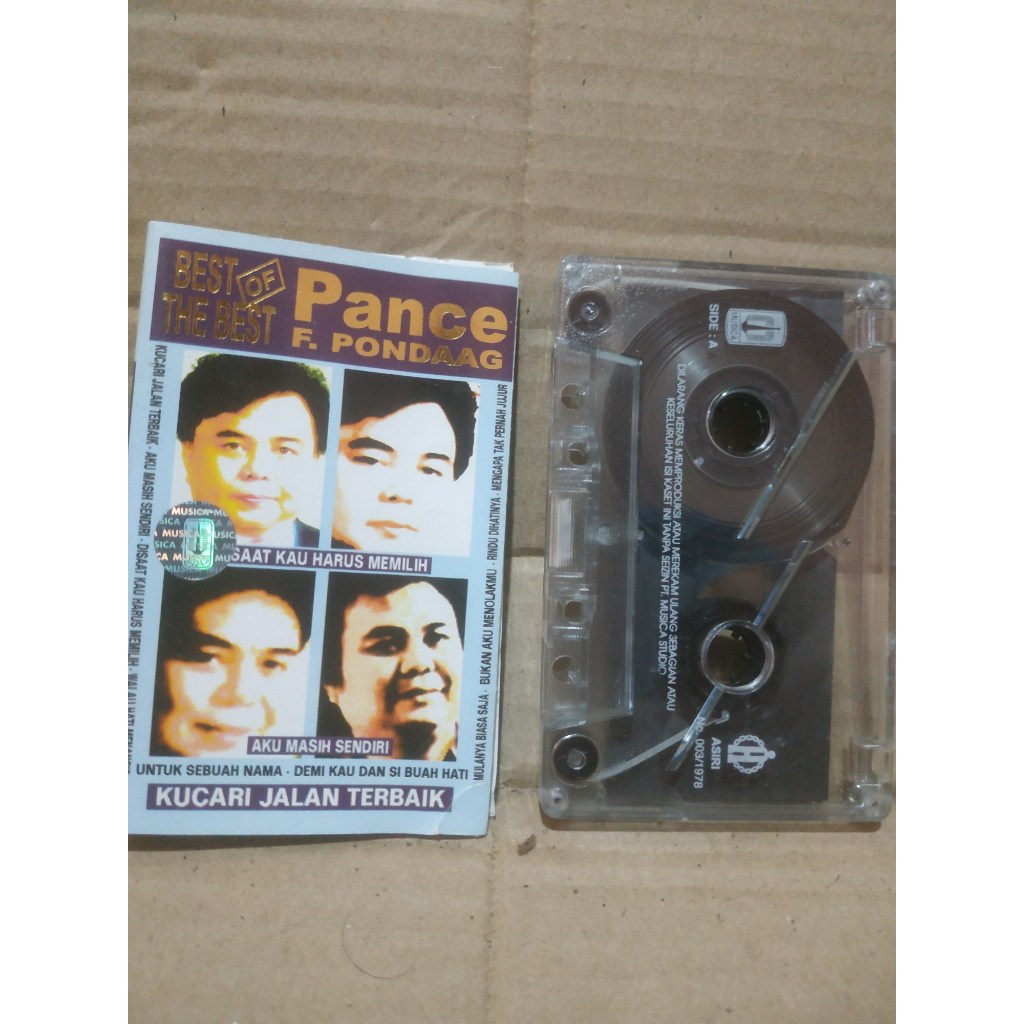 Pance F. Pondaag Kaset Pita.
