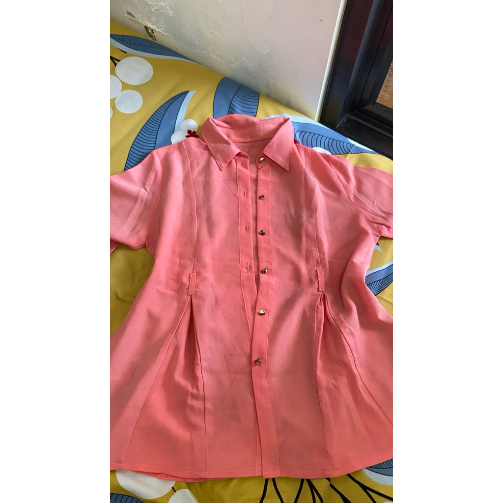 (PRELOVE) Kemeja wanita polos ootd