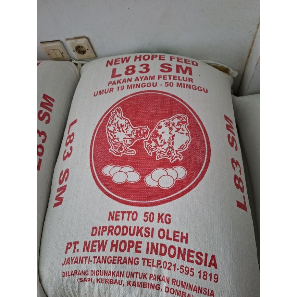 Pakan Ayam Petelur New Hope  L83 SM 50kg