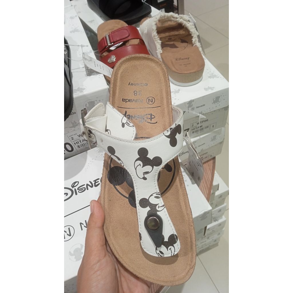 sandal wanita dewasa merk DISNEY