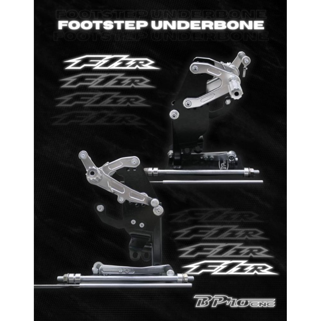 B-PRO Step underbone b pro fizr/Step underbone Fiz R Bpro silver/Step cukit bpro fizr/Step gigi cuki