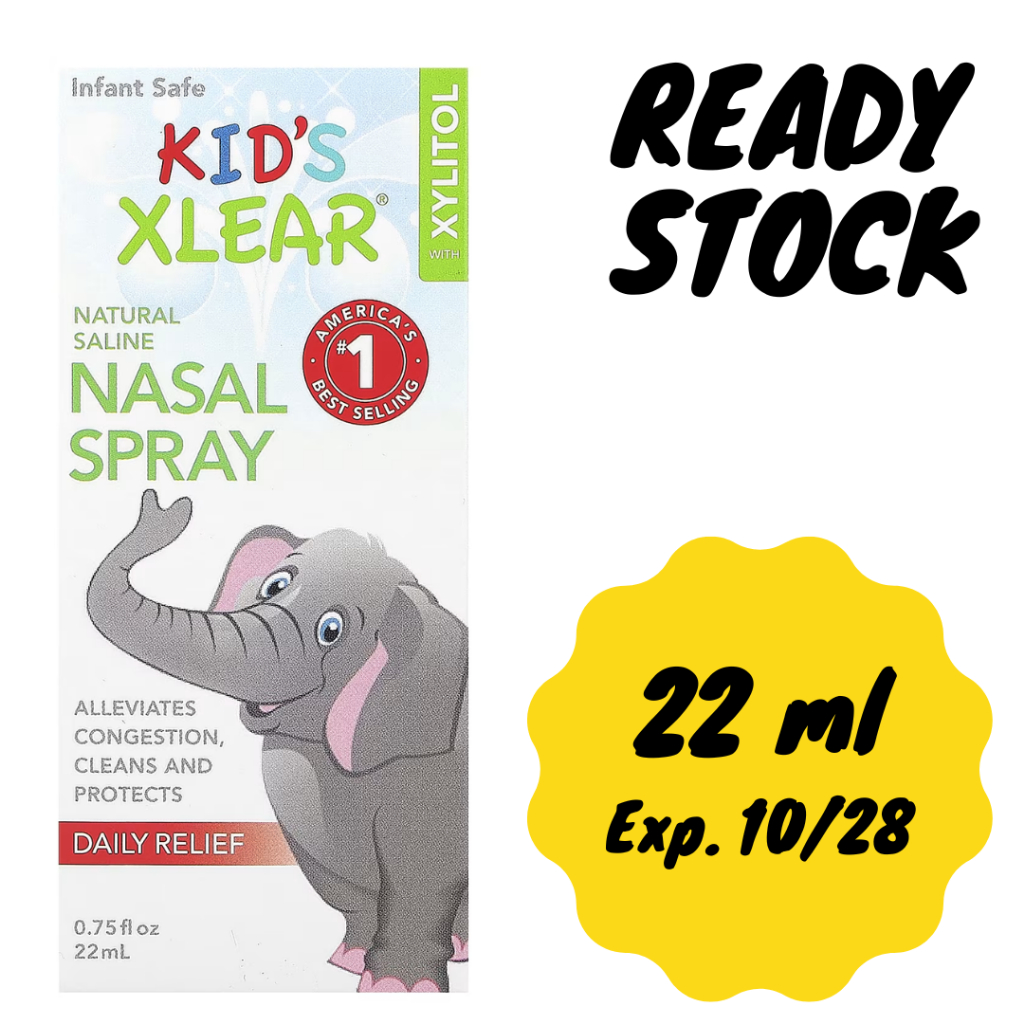 Xlear Kids Saline Nasal Spray Sinus Wash 22 ml