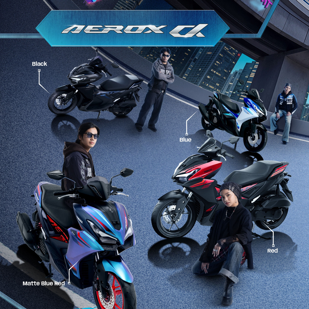 Yamaha Aerox Alpha– Cash Kredit Sepeda Motor