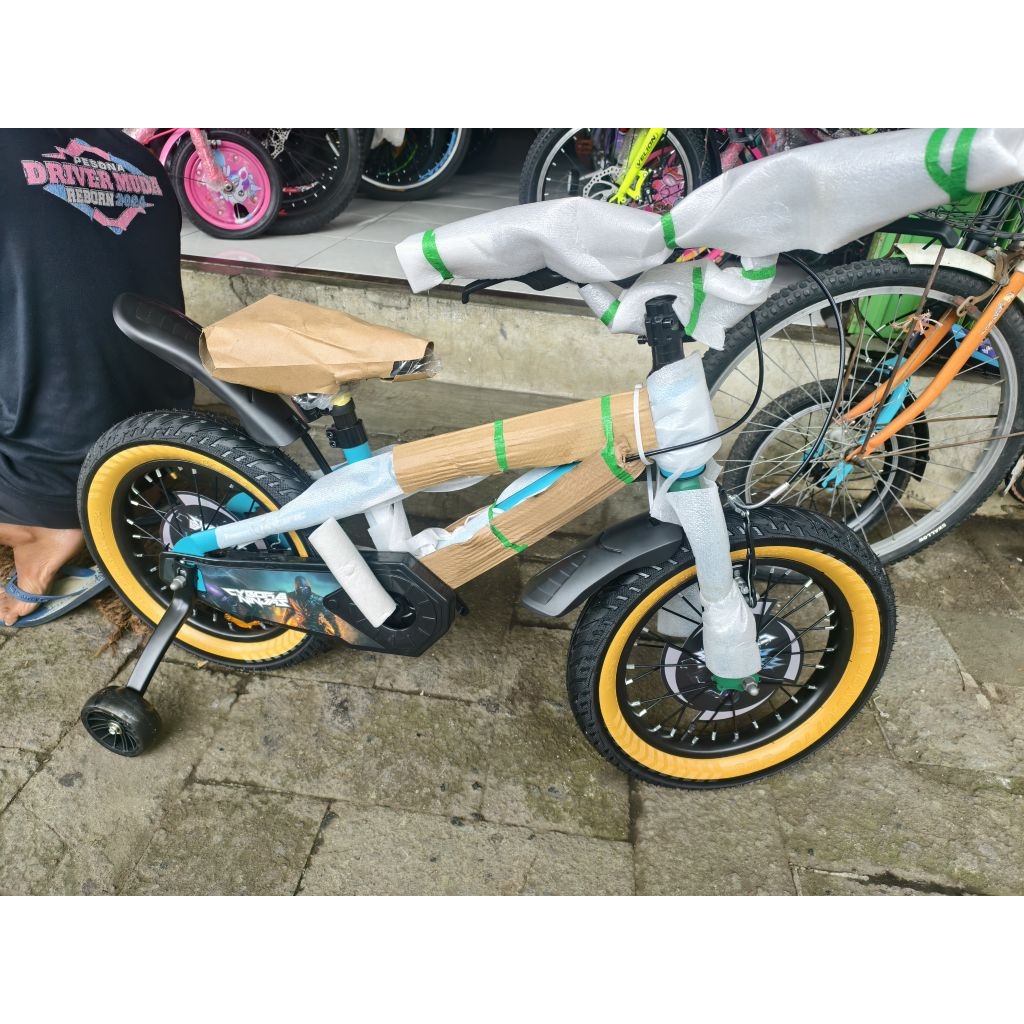 SEPEDA BMX CENTRUM 16 X 3.00 KOM OVERSIZE, GARPU TEBAL, FRAME TEBAL