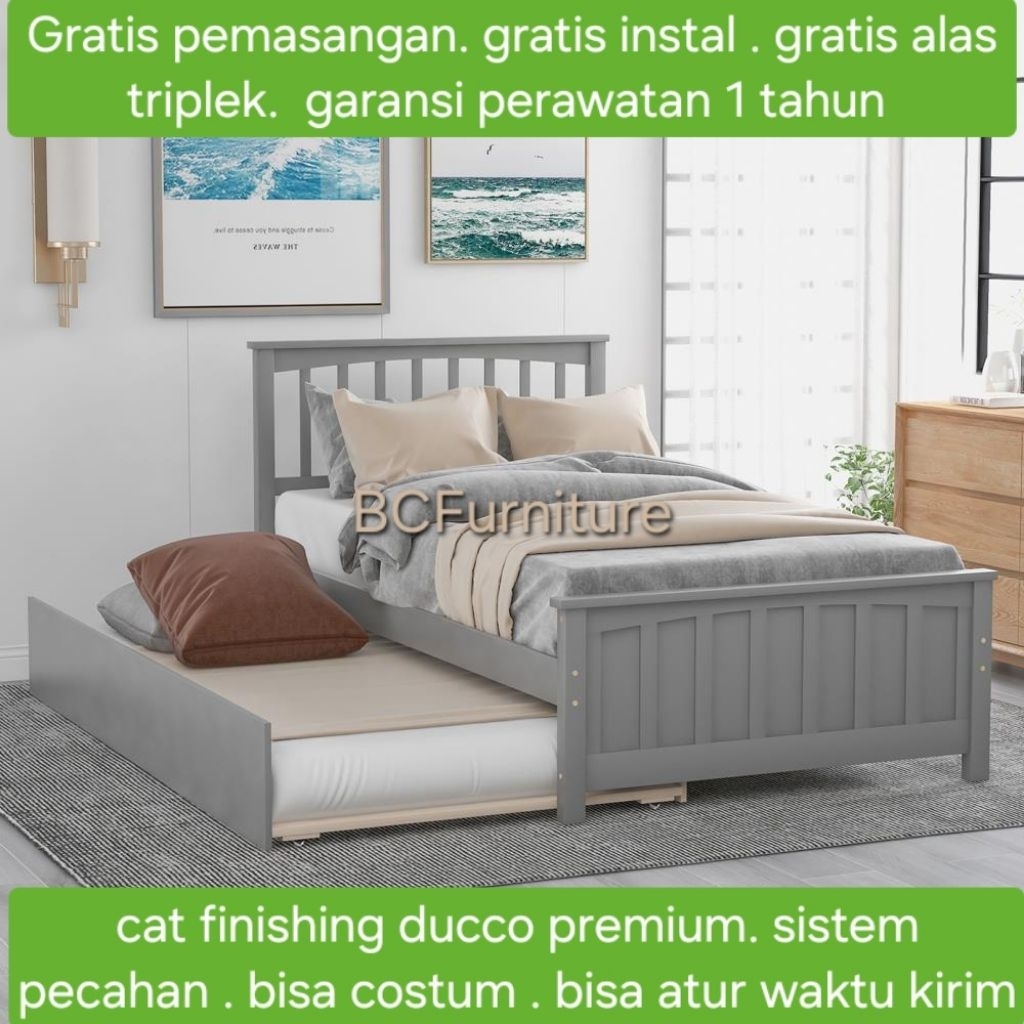 Dipan sorong ducco premium 90x200 minimalis