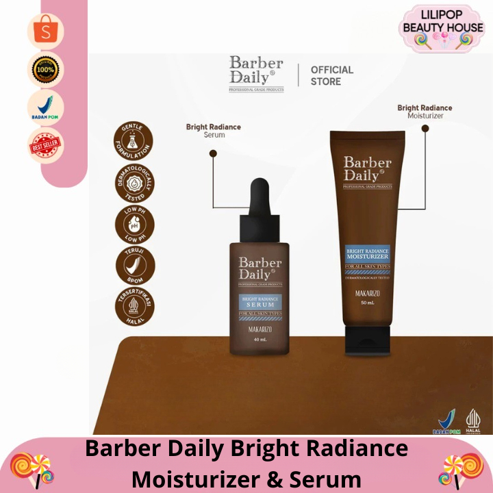 Barber Daily Bright Radiance Moisturizer & Serum