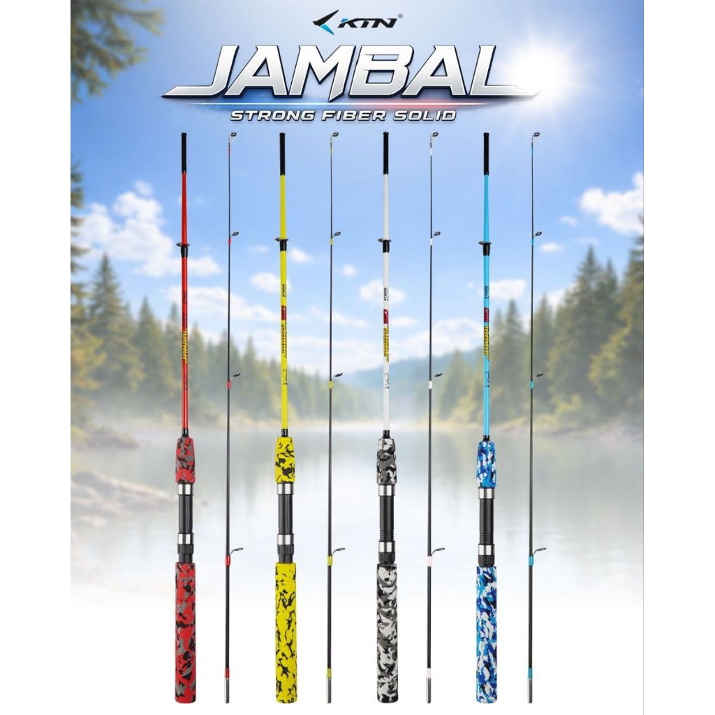 Joran Fiber Lentur Katana Jambal 120/135/150cm