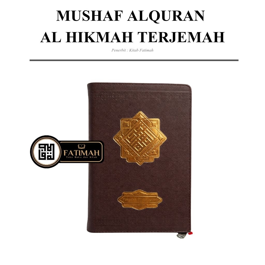 Alquran Mushaf Al Hikmah terjemah resleting penerbit diponegoro