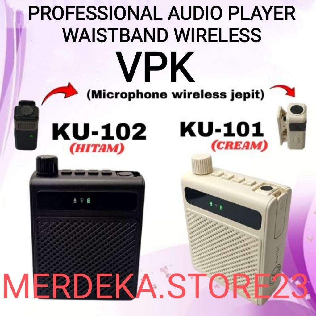 Speaker Waistband Multifungsi VPK KU101 / KU 101 / VPK KU102 / KU 102 / Multimedia Wireless Player /