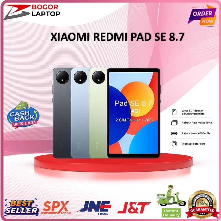 Xiaomi Redmi PAD SE 8.7 | 4GB 128GB | NEW SEGEL BOX | GARANSI RESMI