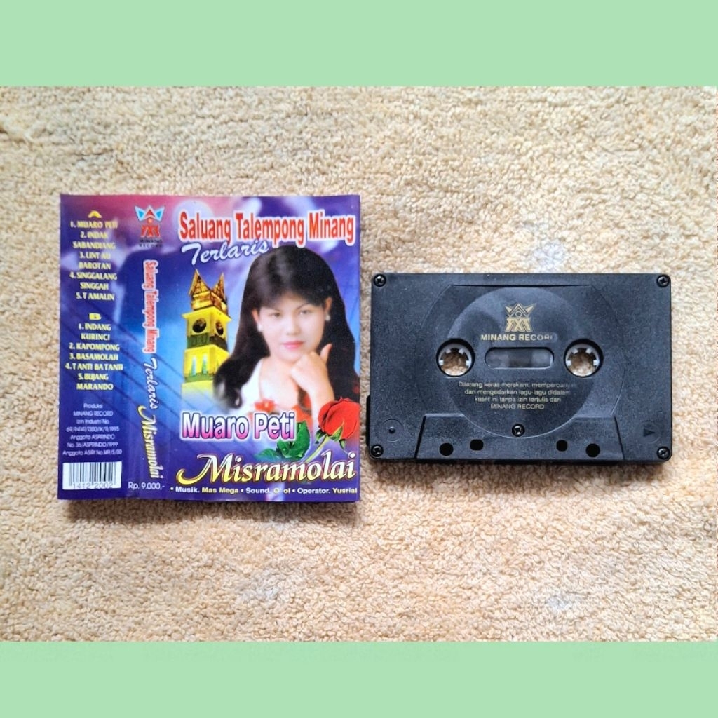 Kaset Pita Misramolai Saluang Talempong Minang Terlaris Vol 3 Muaro Peti