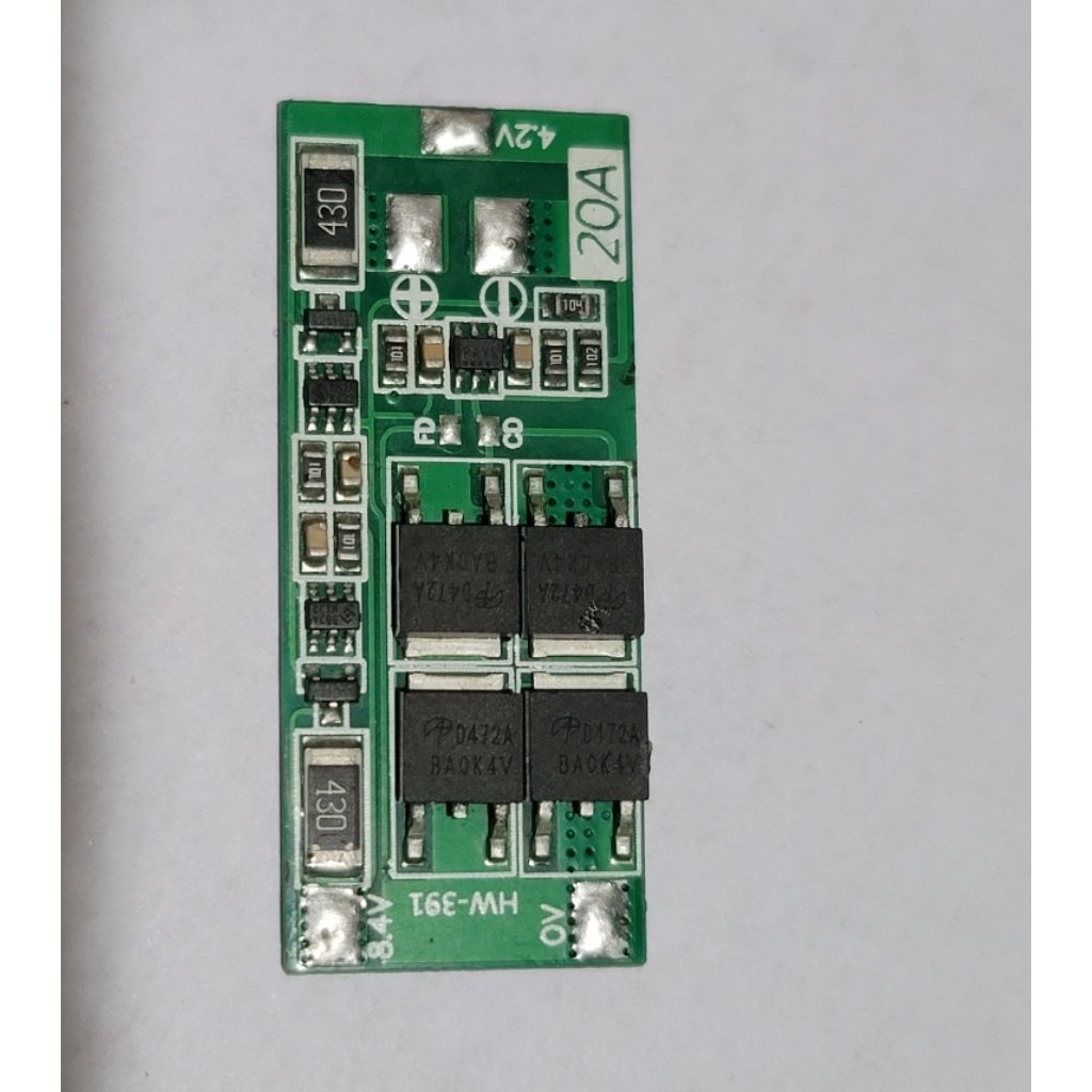 BMS 2S Baterai 18650 7,4-8,4v