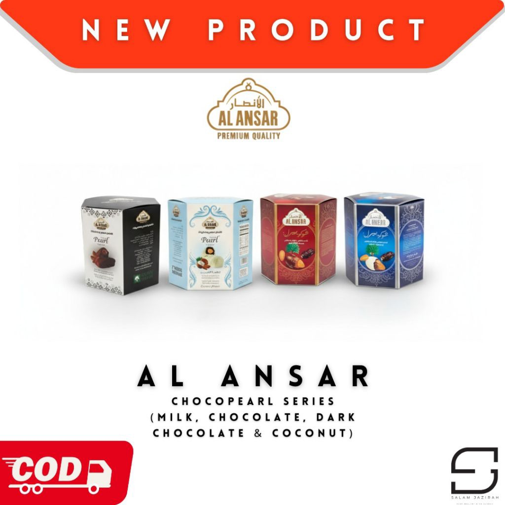 AlAnsar Choco pearl || Coklat Kurma Premium || Cocoa Chocolate || Milk Chocolate || Oleh Oleh Umroh