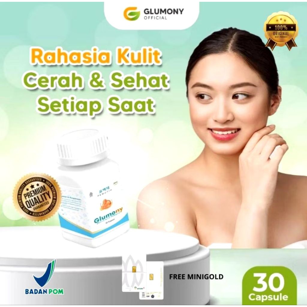 Pemutih Badan Kapsul 30 Kapsul - Pemutih Badan Herbal, Cepat & Aman