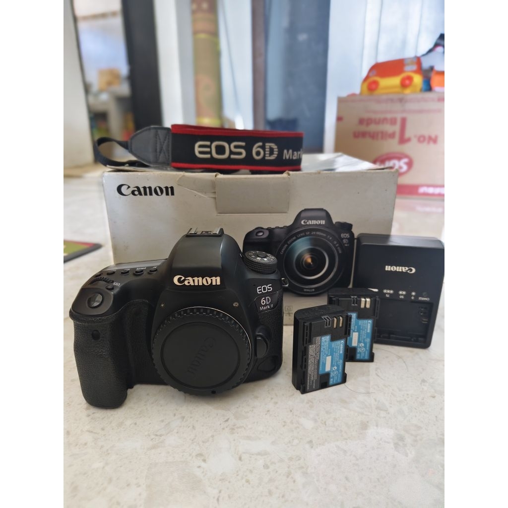kamera canon DSLR 6D mark II full frame