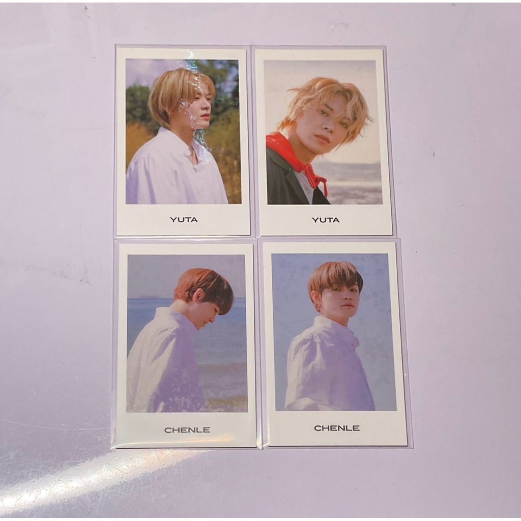 polaroid official nct u chenle yuta from home