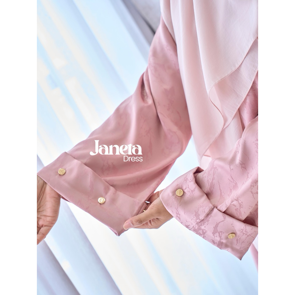 EA Muslim/ Janeta Dress by Marevi/ Dress Abaya Premium by Marevi