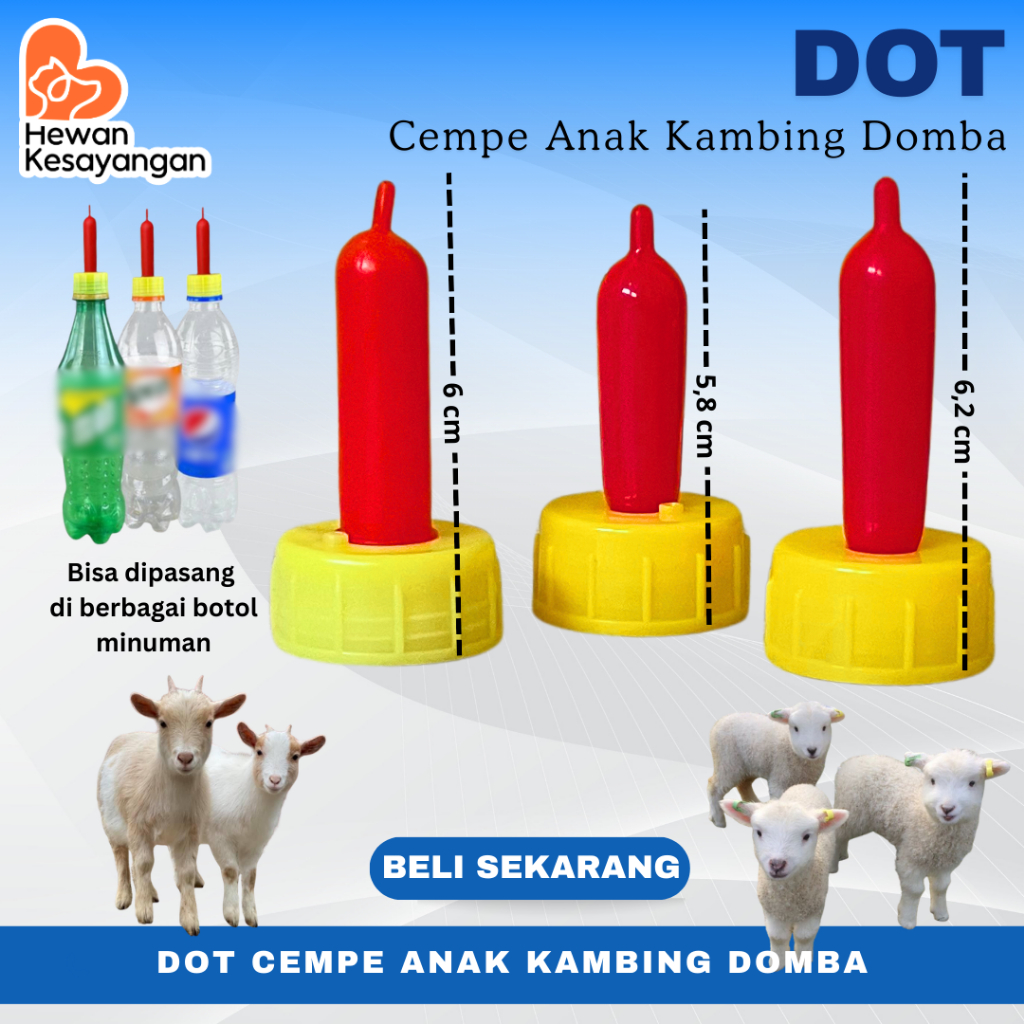 Dot Botol Susu Cempe Anak Kambing Domba Dll / Dot Kambing