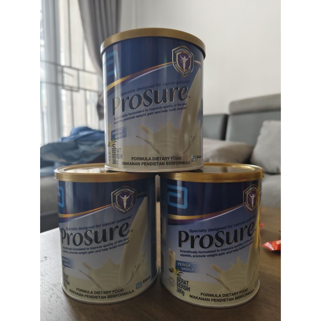 PROSURE SUSU VANILA 380GR ( SUSU UNTUK KANKER) ORIGINAL MALAYSIA