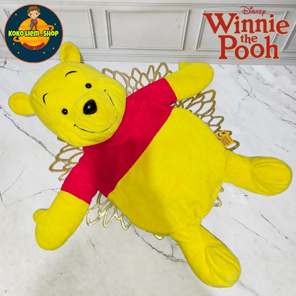 Boneka Figure WINNIE THE POOH || Tempat Simpan Sesuatu || Besar XL 55cm (ORIGINAL DISNEY) KOLPRI (PL