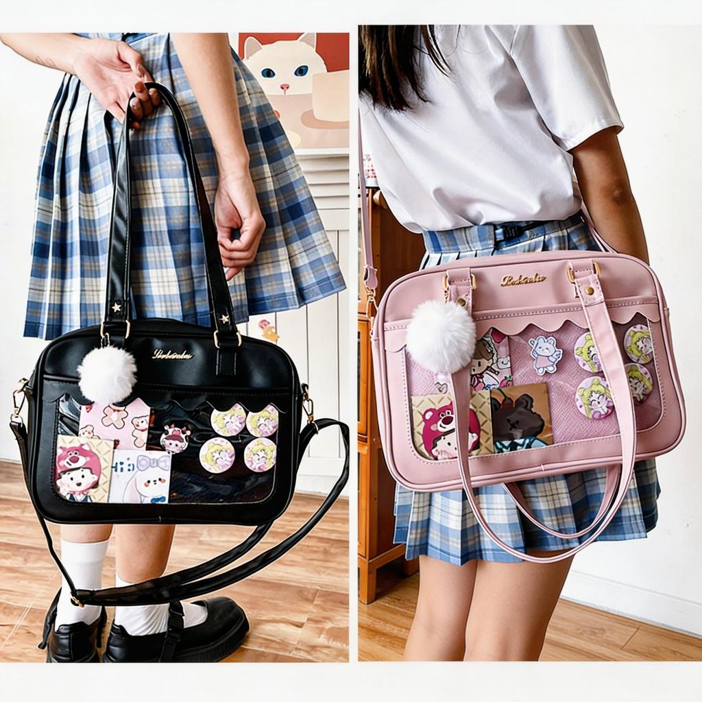 ModaNest-[READY & COD]Bingkisan Lebaran Julia Japanese School Bag Japanese JK Uniform Bag Mobile Pho