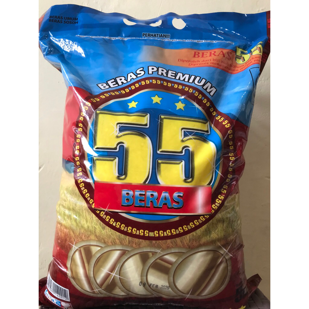 Beras 55 5 Kg [Indo.Tokoku]