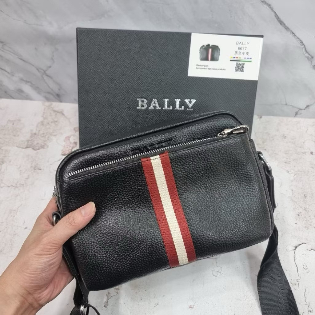 Tas selempang bally sling kulit asli