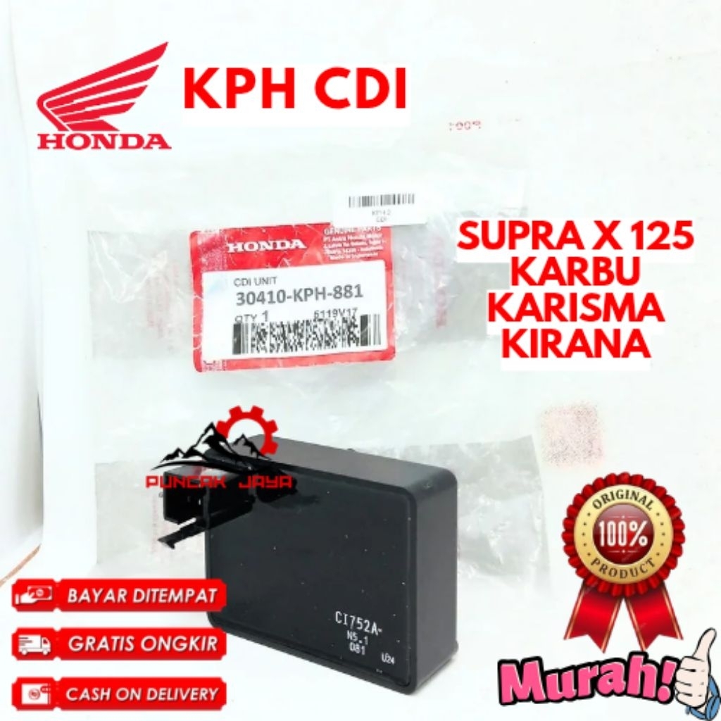 CDI ORIGINAL HONDA KODE KPH, CDI GRAND, CDI SUPRA X 125 KARBU, CDI KARISMA, CDI KIRANA