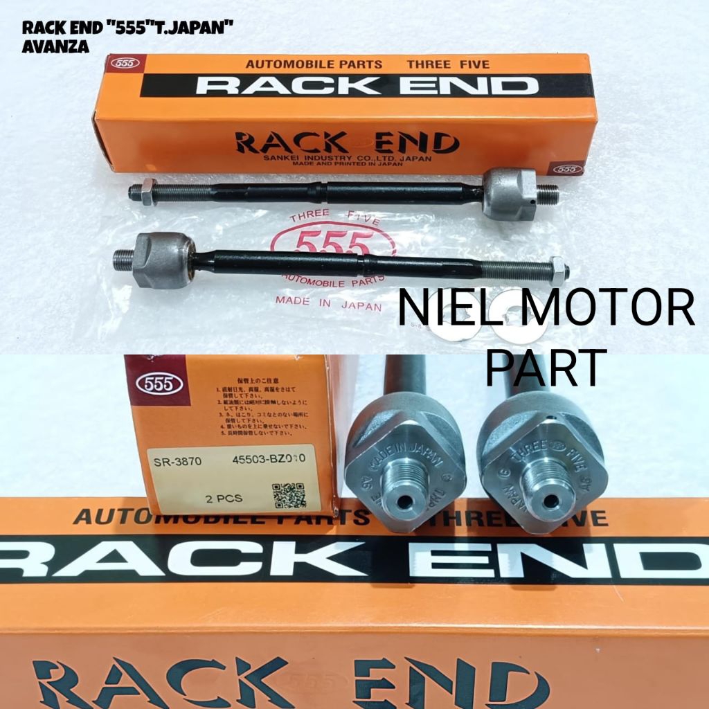 rack end "555"T. japan" avanza original
