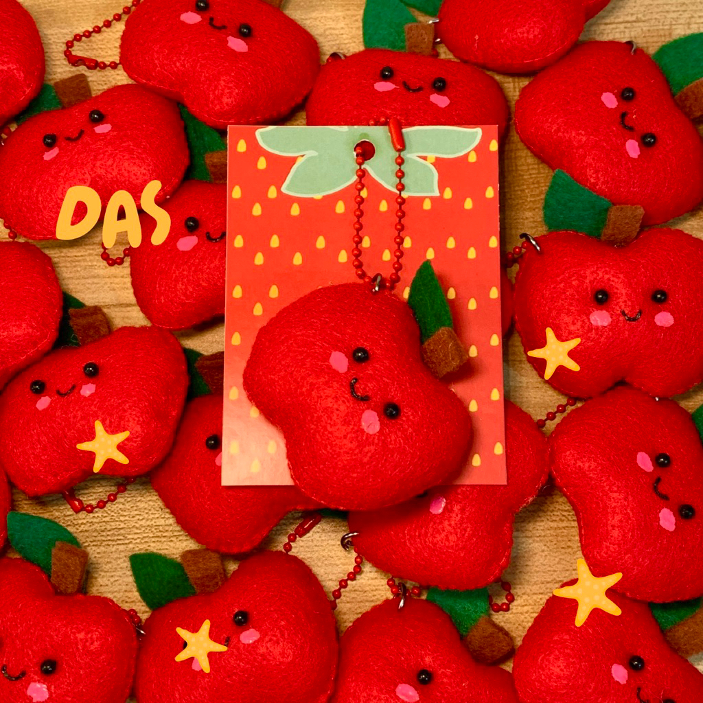 DAS FARMERS MARKET FLANEL KEYCHAIN