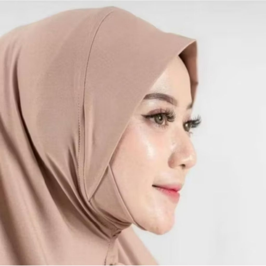Hijab Bergo Jersey Soft Pet/Jilbab Bergo Dagu Jersey Malaysia