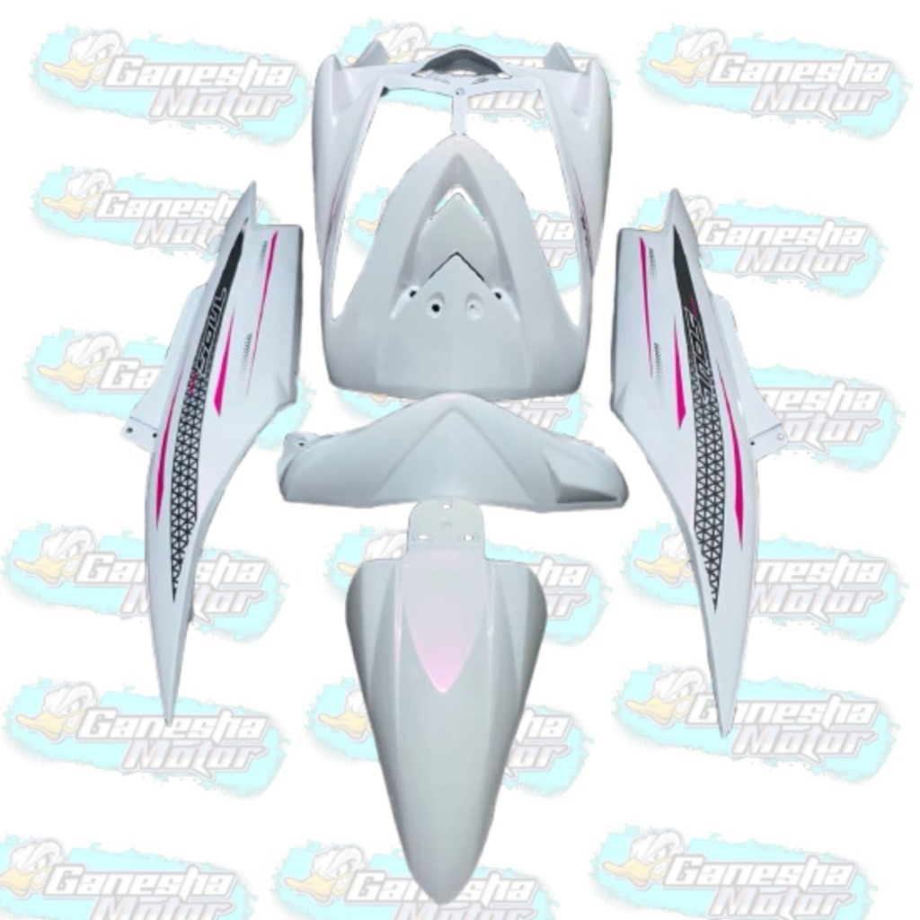 Full Set Body Halus Mio Soul Karbu Warna Putih Lembayung Pink / Body Halus Mio Soul Lampu 1