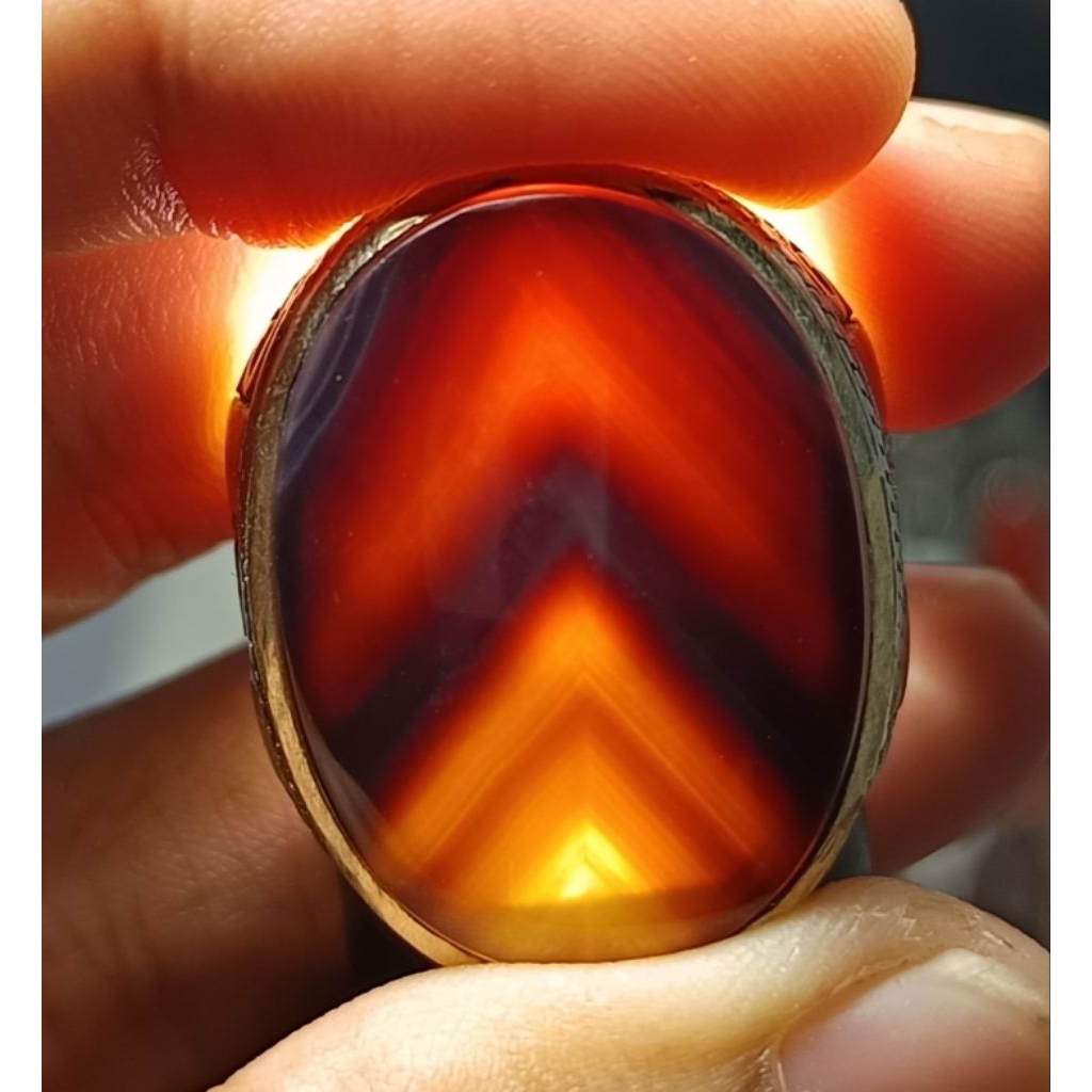 Cincin Akik Yaman Junder Simetris